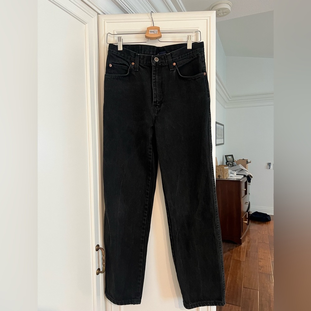 Route 66 Men's Straight Black Jeans